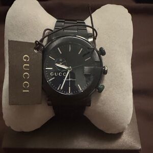 Gucci Dark Charcoal Timepiece